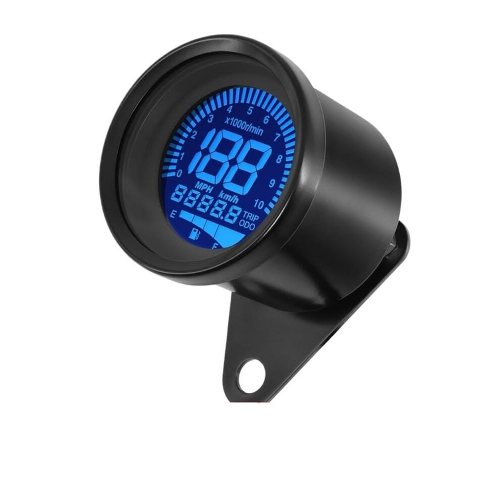 Motorcycle Digital Tachometer Speedometer Dc12v With Odometer And Fuel Gauge For Universal Motorbike 9455672780858