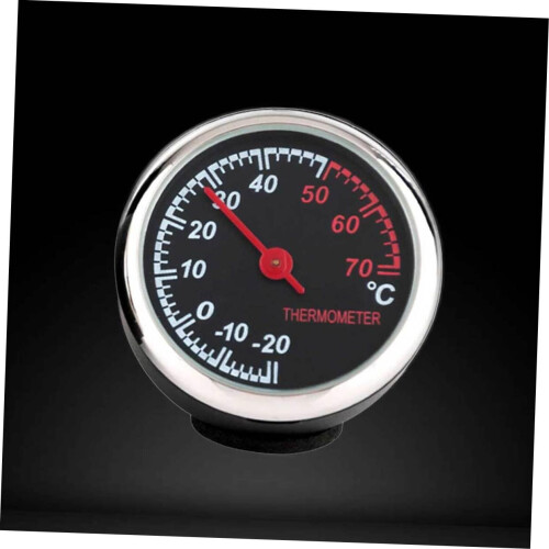 Luminous Car Dashboard Clock with Thermometer, Night Display, Easy Vent Mount for Auto 2