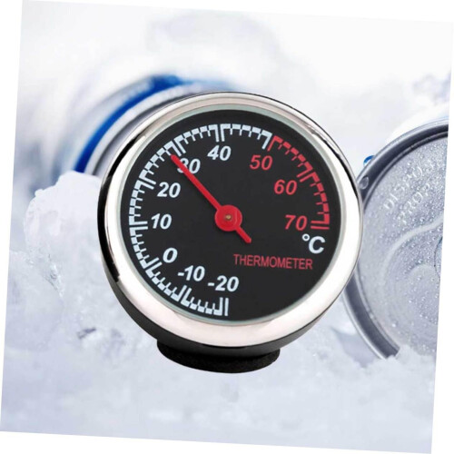 Luminous Car Dashboard Thermometer Clock with Backlit Display and Easy Vent Installation 1