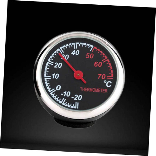 Luminous Car Dashboard Thermometer Clock with Backlit Display and Easy Vent Installation 2