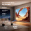 TOPTRO Mini Projector 1080P 4K Supported【Android 13 & Short Throw】 Portable Smart Projector with 270° Adjustable Stand, 2