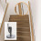 4PCS Adjustable Stainless Steel Handrail Brackets Rustproof Staircase and Deck Railing Support 2.2' 5