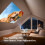TOPTRO Mini Projector 1080P 4K Supported【Android 13 & Short Throw】 Portable Smart Projector with 270° Adjustable Stand, 4