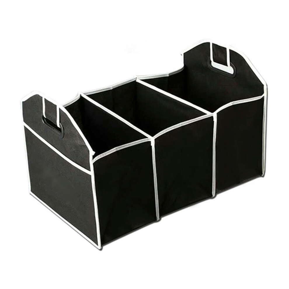 Car Trunk Organizer Pu Leather Foldable Large Capacity Car Storage Box For Tools And Accessories 9455672781329