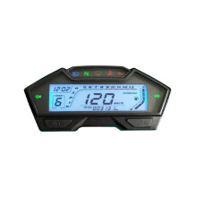 Motorcycle Speedometer Digital LCD Gauge with Odometer and Tachometer 12V MultiFunction Display