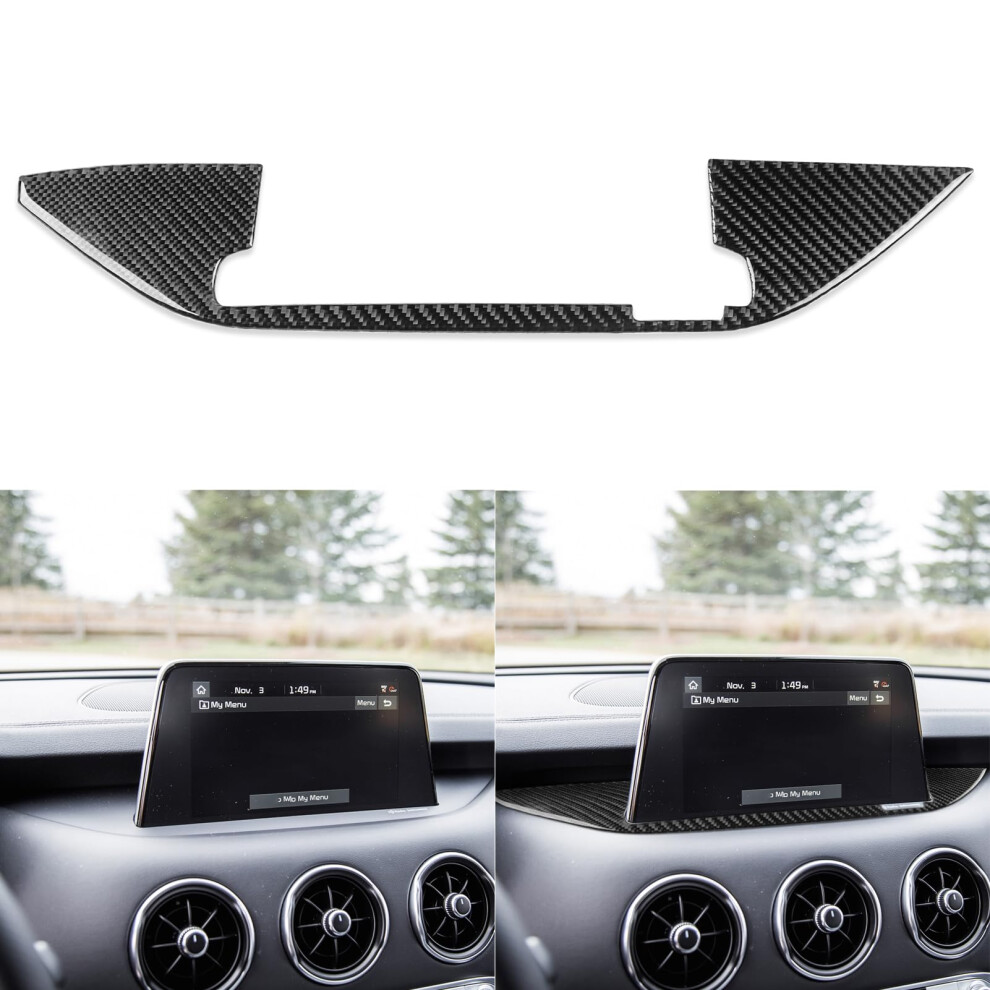 Carbon Fiber Dashboard Cover Trim For Kia Stinger Gt 20182021 Scratch Protection 9053599109259