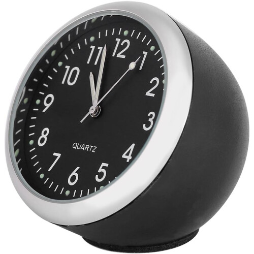 Car Dashboard Clock with Luminous Quartz Display, ScratchResistant Glass and Adhesive Mount 2