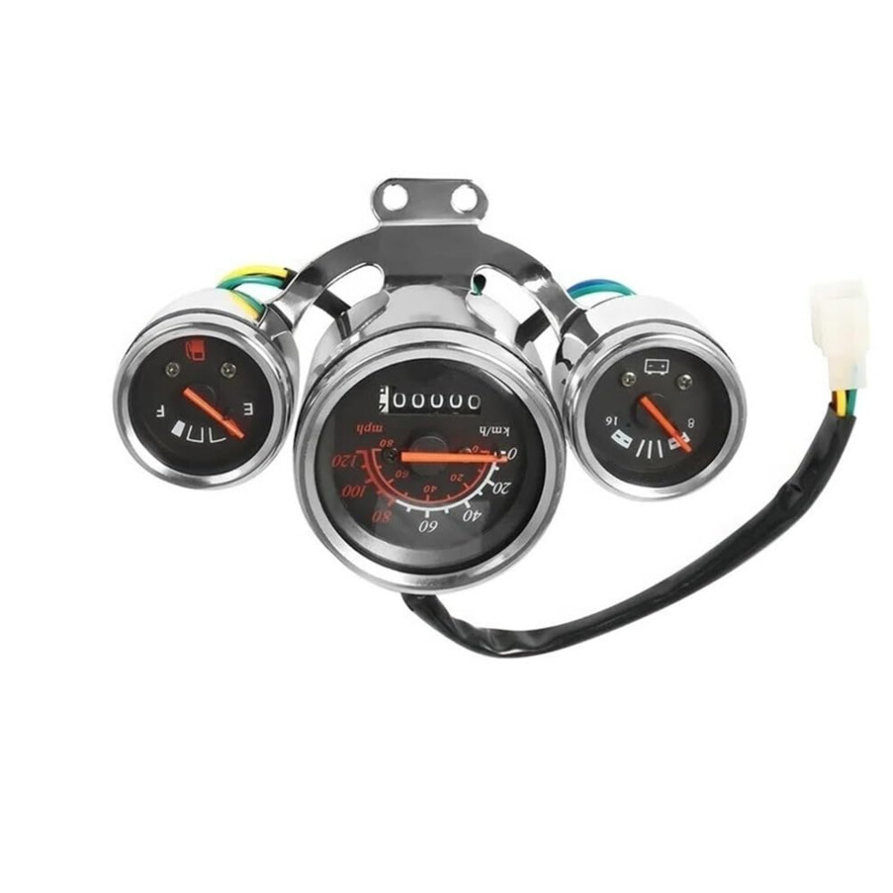 Motorcycle Digital Speedometer With Odometer And Fuel Gauge, Universal Tachometer Combo 9455672782319