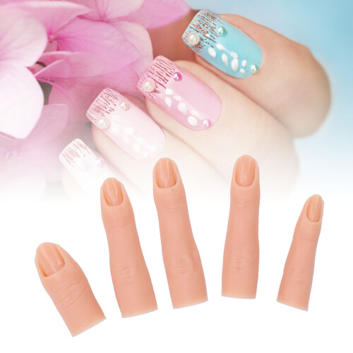 Model 01 Thickened Silicone Nail Practice 5pcs 2