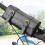 Motorcycle Tool Bag PU Leather Handlebar Roll Bag Universal Fork Saddlebag with Quick Buckle Closure 2