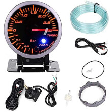 Turbo Boost Gauge LED Precision Universal 12V Illuminated Dial for Modified Vehicles