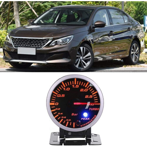 Turbo Boost Gauge LED  Precision Universal 12V Illuminated Dial for Modified Vehicles 2
