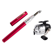 Telescopic Fishing Rod and Reel Combo with 3D Eye Lure for Saltwater and Freshwater Travel