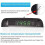 Car Digital Dashboard Clock Solar Powered with Time Date Temperature Display 12V 24V Black 3