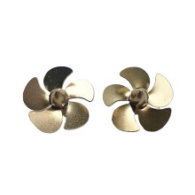 RC Boat Propeller 20mm Brass 5Blade Corrosion Resistant for Model Ships with M2 Set Screw