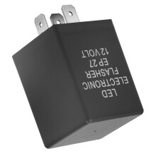 LED Flasher Relay Plug and Play 2 Pin Motorcycle LED Turn Signal Indicator Stable Flashing Control