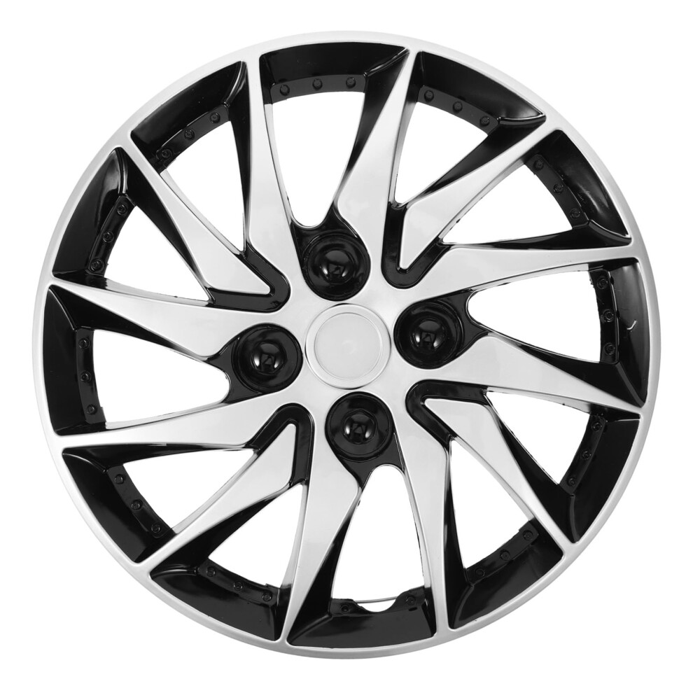 Dualcolor Car Wheel Hubcaps Stylish Rim Covers Easy Snapon Install And Quick Clean 9455672783101