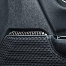 Carbon Fiber Door Speaker Cover Trim Accessories for Honda CRV 20172021 Scratch Protection