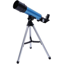 Astronomical Refractor Telescope 50mm with 360mm Focal Length, 90x Magnification and Tripod for Kids and Adults