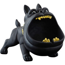 Ashtray Large Capacity Bulldog Resin Cigarette Holder for Home Decoration and Gift