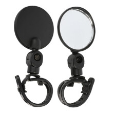 2Pcs Adjustable 360 Bike Rearview Mirrors Wide Angle ScratchResistant Motorcycle Mirror for Safe Riding