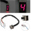 Motorcycle Gear Indicator LED Digital Display Universal Fit WeatherResistant Easy Install 3