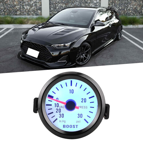 Turbo Boost Gauge with  Sensitivity and LED Backlight for Universal 12V Vehicles 1