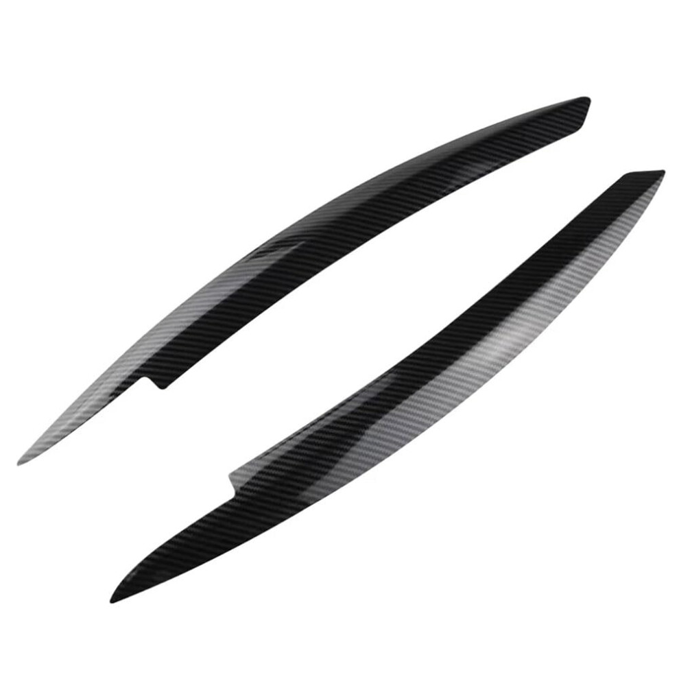 Carbon Fiber Look Car Headlight Eyelids Covers For Vw Golf 6 Mk6 Gti Gtd 20082013 9053599112709