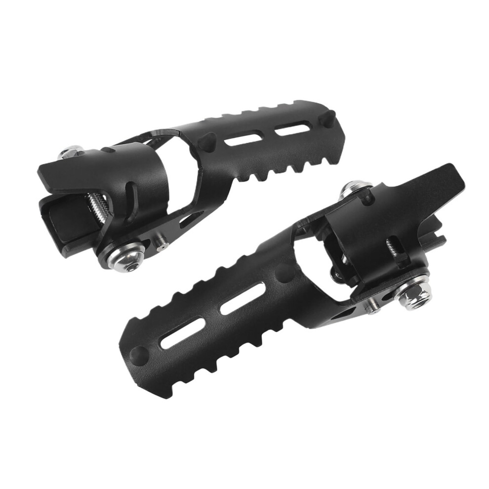 Motorcycle Highway Foot Pegs Crash Bar Mounted Footrests 22Mm25mm For R1200gs Black 9113335713710