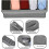 Under Bed Storage Containers 2 Pack 40L Foldable Large Capacity with Clear Window for Clothes Bedding Blankets Grey 2