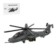 RAH66 Comanche Stealth Helicopter Building Blocks 1/35 Scale Military Aircraft Model Kit