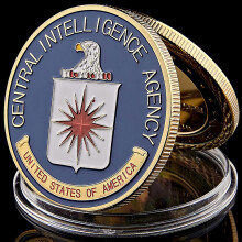 Challenge Coin with Polished Gold Finish, 1.57 Inch