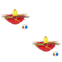 Chick Balance Toy Set for Kids Educational Stacking Game Creative Family Challenge Colorful Playset