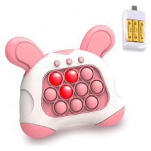 Handheld Bubble Game with Fast Reaction Gameplay, Four Mode Challenge, Rechargeable Kit, Fidget Toys for Kids