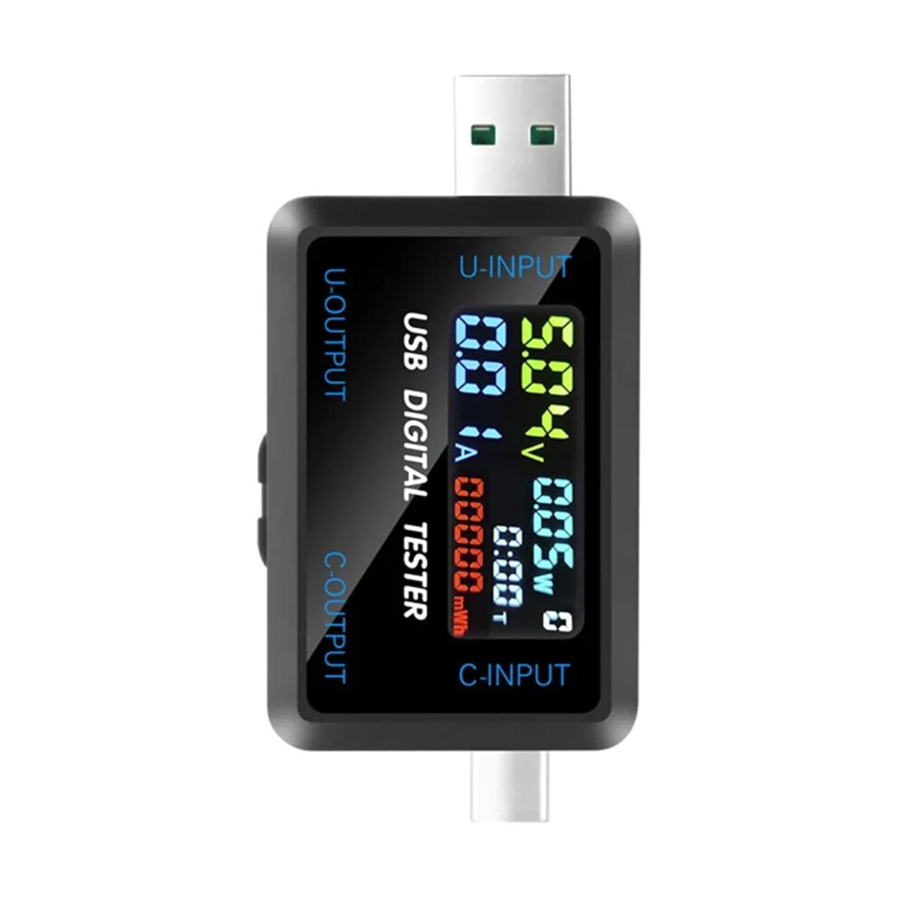 Usb Voltage Current Tester Typec 10In1 Multifunction Digital Gauge With Quick Accurate Readings 9053599115946