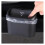 Car Trash Can with OdorBlocking Lid, Leakproof Vehicle Garbage Bin, Compact Black 1PC 2