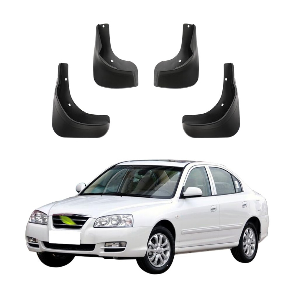 4Pcs Car Mud Flaps Splash Guards Customfit For Hyundai Elantra 20072010 Abs Protection 9455672788960