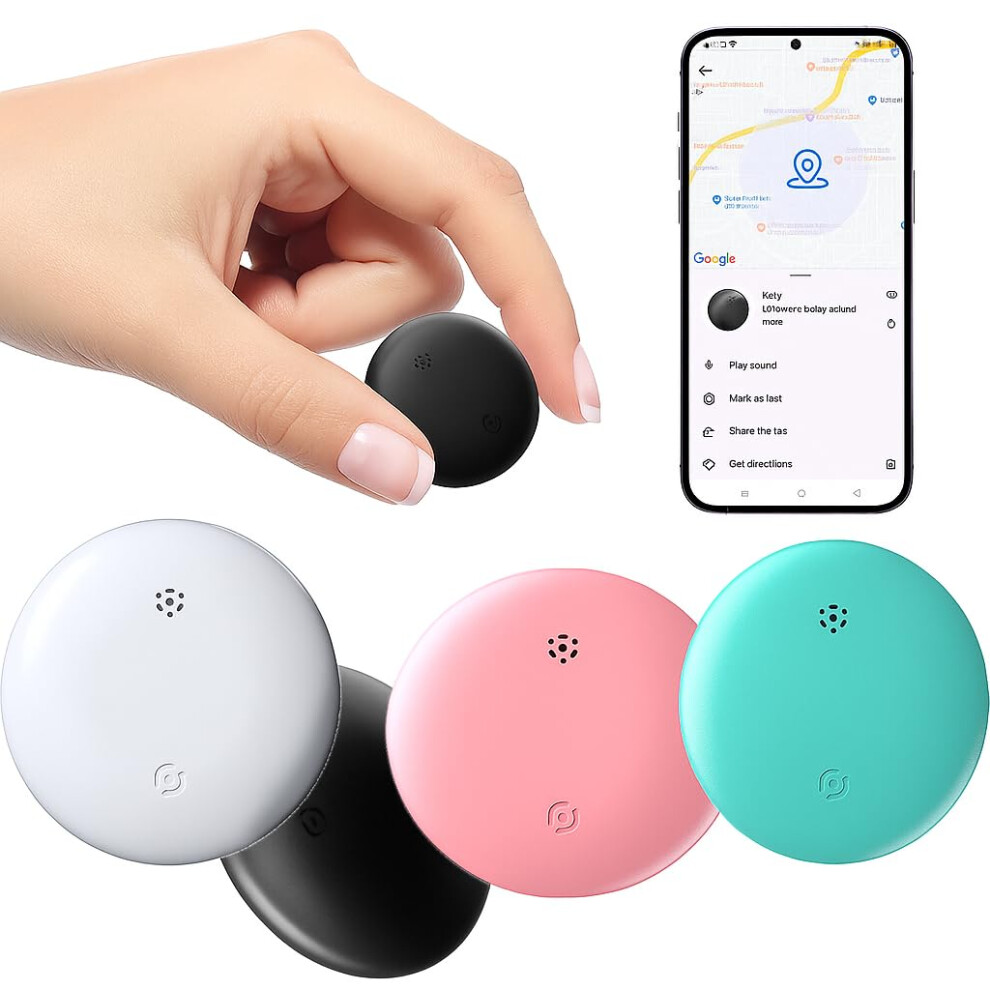 Bluetooth Tracker Compatible With Android And Google Find My Device, Smart Key Finder For Keys, Luggage, Mixed Color 9070919937224