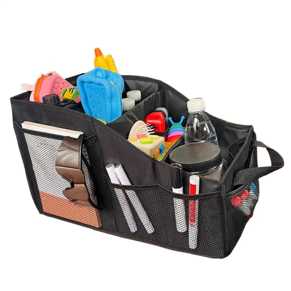 Car Trunk Organizer Large Capacity Foldable Oxford Fabric Multicompartment Vehicle Storage Box 9455672789271