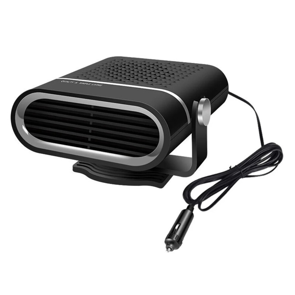 12V 24V Car Heater For Fast Windshield Defogging And Rapid Frost Removal, Auto Accessory Black 9053599116608