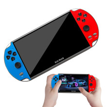 7Inch Handheld Game Console with Dual Control Mode, Retro Gaming System and TV AV Output for Kids and Adults