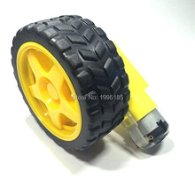 Smart Car Robot Chassis Kit with Speed Torque DC Gear Motor and FourWheel Compact Design