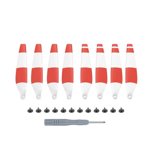 Red Replacement Blades with Noise Reduction for Stable Smooth Flight for DJI Mini 4 Pro