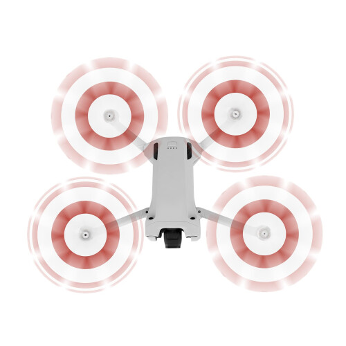 Red Replacement Blades with Noise Reduction for Stable Smooth Flight for DJI Mini 4 Pro 2
