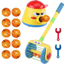 Baby Walker Toy with 360 Smart Steering, Automatic Ball Launch and Interactive Bell Sound