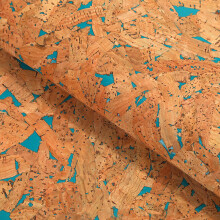 Wood Pattern Cork Fabric Sheet 23'x53' EcoFriendly Waterproof Material for DIY Bags Wallets Upholstery