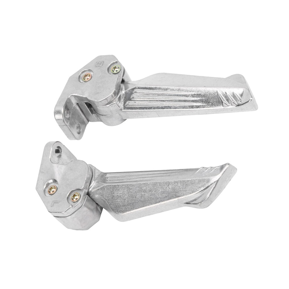 Universal Aluminum Alloy Motorcycle Foot Pegs With Extra Wide Antislip Telescopic Design 9070919938429