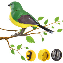 Artificial Bird Toy with Realistic Motion and Sound, Electric Home and Garden Decoration