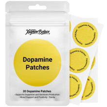 Dopamine Patches for Focus and Energy, 24Hour Botanical Mood Support, Hypoallergenic (30 Pack)