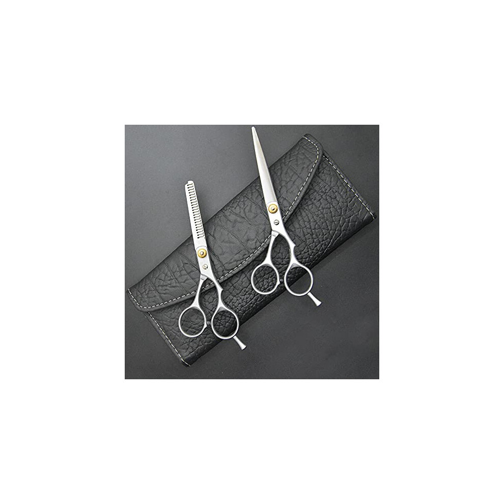 Hair Cutting Scissors Set with Thinning Shears, Professional Barber Tools for Salon and Home